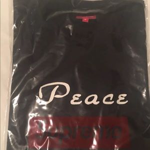 Supreme black peace top ss/18